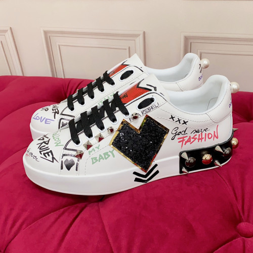 Dolce&Gabbana Men Shoes Sneakers Luxury Brand Casual Shoes for Men with Original Box Whatsapp 