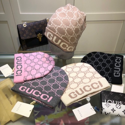 Gucci Men Womens Cap Knit Hat Luxury Brand with Original Box  