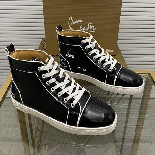 Christian Louboutin Mens Shoes Sneakers Luxury Brand Red Bottom Design Sports Footwears with Original Box