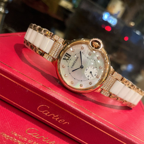 Cartier Womens Watch Luxury Brand Design Fashion Type with Original Box