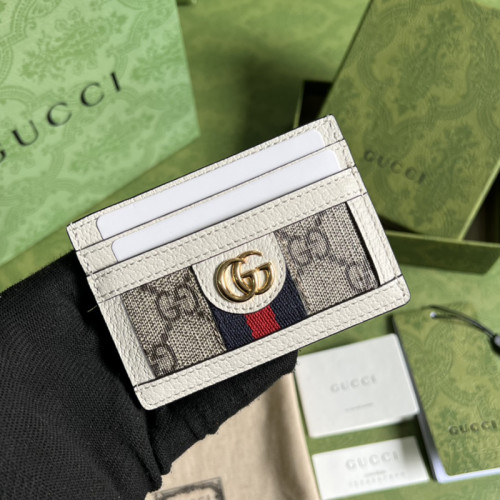 Gucci Mens Womens Wallets Bags Coin Purse Card Holder Luxury Brand GG Marmont leather money clip with Original Box 523159