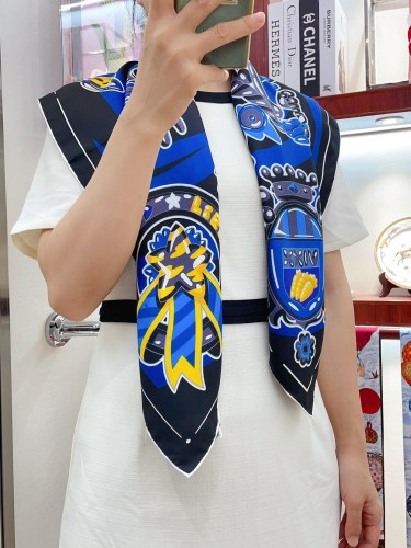 Hermes Scarves Womens Fashion Scarf Shawl 039