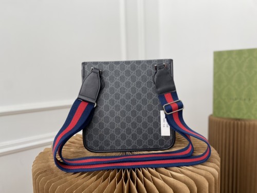 Gucci Mens Womens Fashion Bags Shoulder Bag Luxury Brand Neo Vintage GG medium messenger 598604 9C2VT 8745 with Original Box