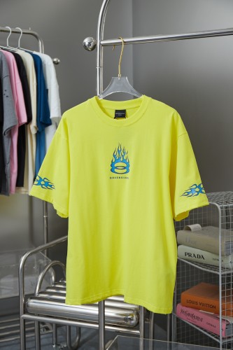 Balenciaga Luxury Brand Women Mens Short Sleeve T-Shirt   