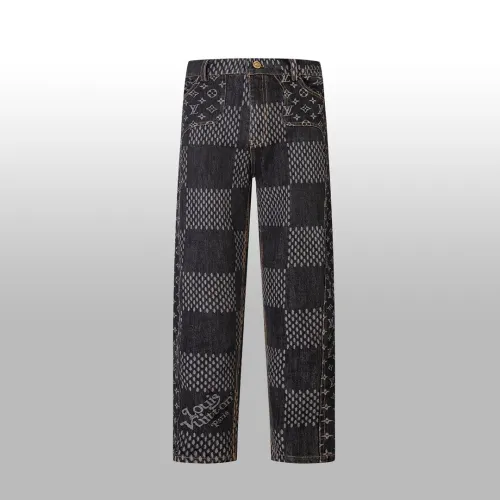 Louis Vuitton x Nigo Luxury Brand Women Mens Pant Jeans   
