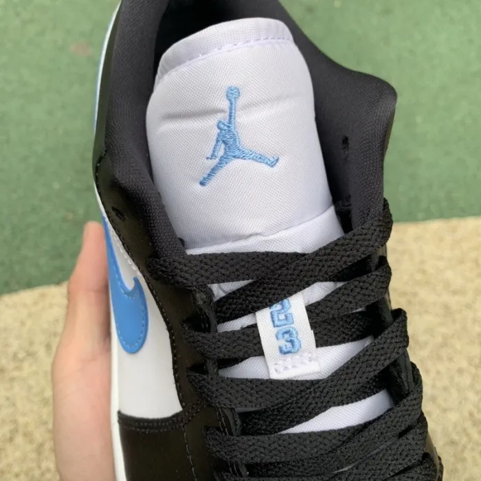 Jordan 1 Low Black University Blue White