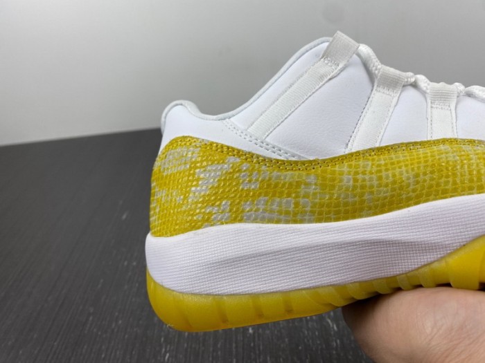 Air Jordan 11 Low Yellow Snakeskin