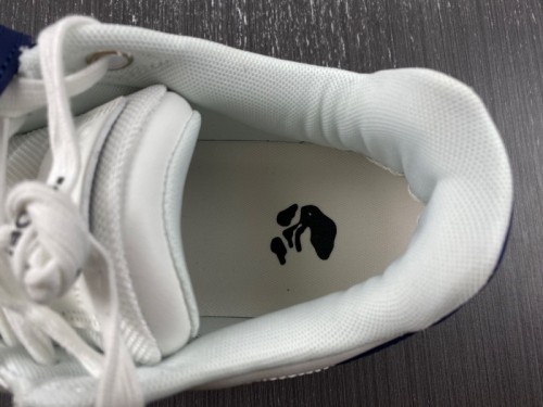 OFF-WHITE Out Of Office OOO Low Tops White White Navy Blue