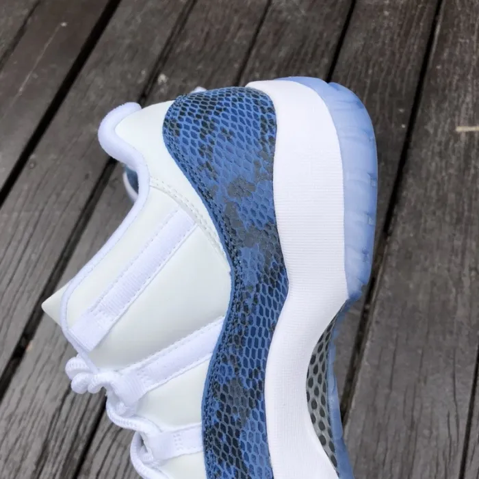 Authentic Air Jordan 11 Low “Navy Blue Snakeskin”