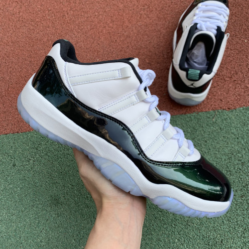 Authentic Air Jordan 11 Low Emerald