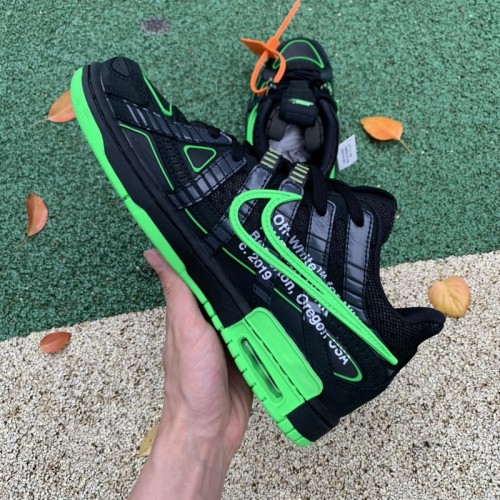 Authentic OFF-WHITE x Nike Air Rubber Dunk “Green Strike”