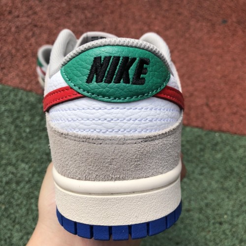 Nike Dunk Low Light Iron Ore Red Blue