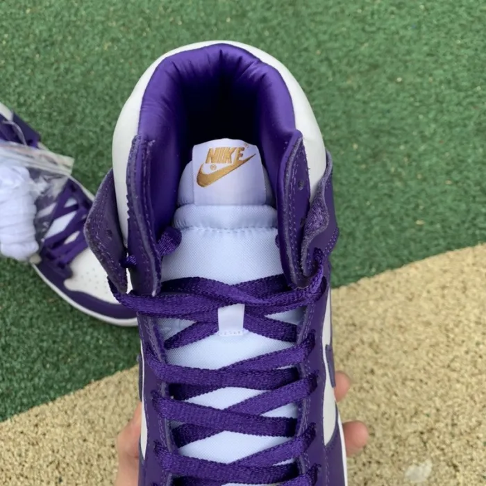 Authentic Nike Dunk High SP Varsity Purple