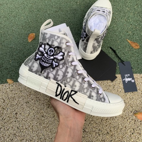 Dior And Shawn B23 High Top Bee Embroidery