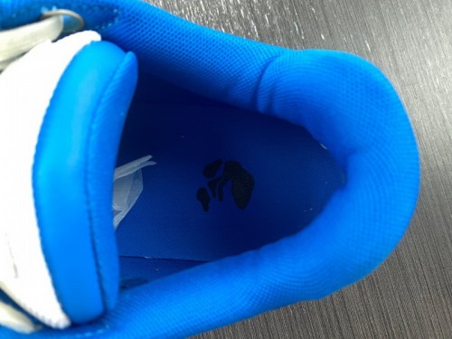 OFF-WHITE Out Of Office OOO Low Tops White Blue