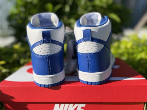 Authentic Nike Dunk Hi Blue White