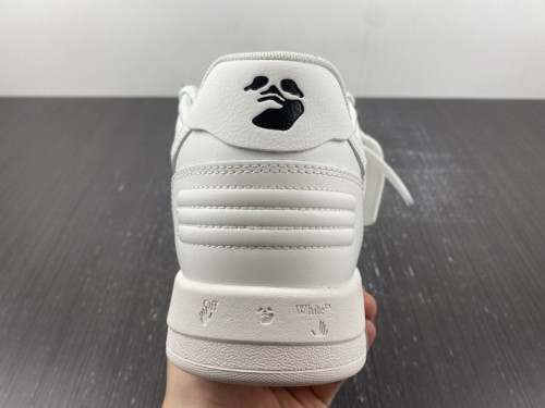 OFF-WHITE Out Of Office OOO Low Tops Triple White