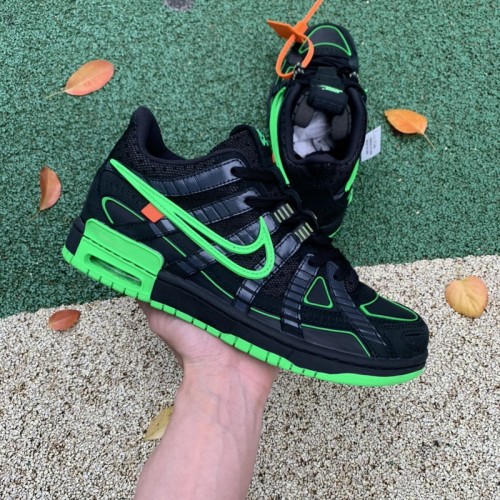 Authentic OFF-WHITE x Nike Air Rubber Dunk “Green Strike”