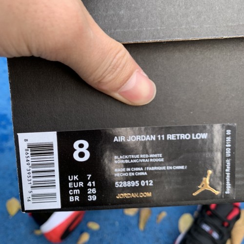Authentic Air Jordan 11 Low “Bred”