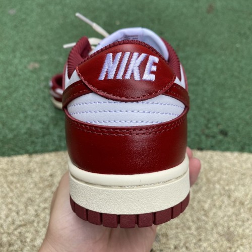Nike Dunk Low PRM Vintage Team Red