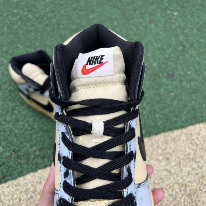 Nike Dunk High 1985 Black Acid Wash