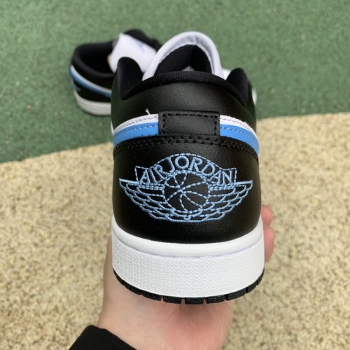 Jordan 1 Low Black University Blue White