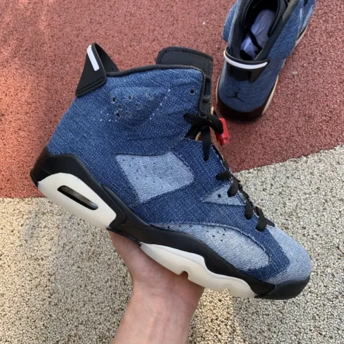 Authentic Air Jordan 6 “Washed Denim”