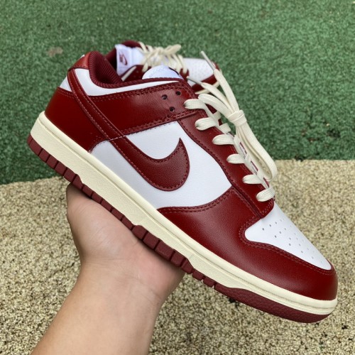 Nike Dunk Low PRM Vintage Team Red