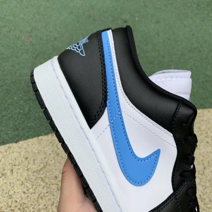 Jordan 1 Low Black University Blue White