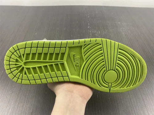 Jordan 1 Mid Green Python