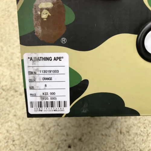A Bathing Ape Bape SK8 Sta Orange