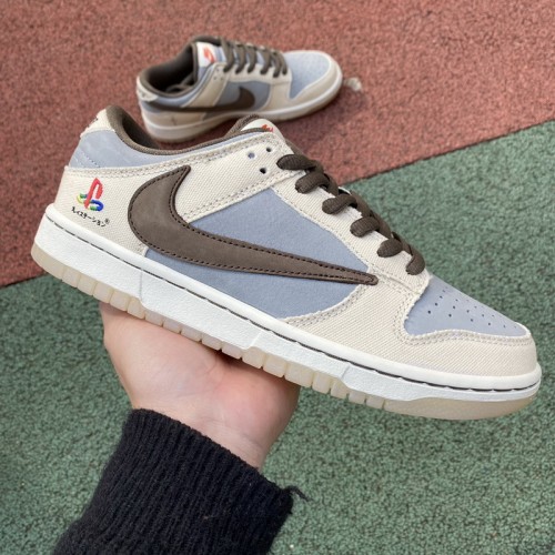 Authentic PlayStation x Travis Scott x Nike Dunk Low