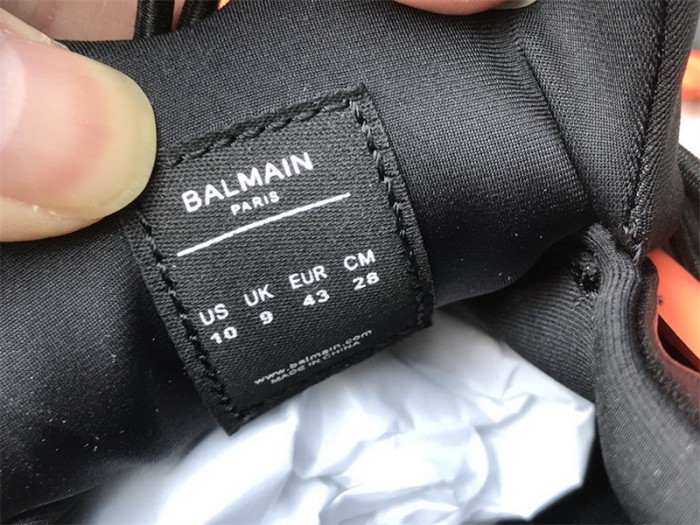 Balmain Unicorn Low-Top Orange Black