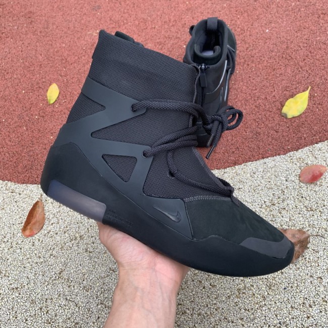 Authentic Nike Air Fear of God 1 “Triple Black”