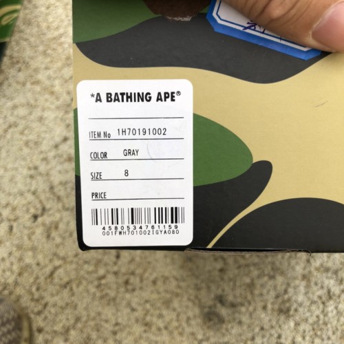 A Bathing Ape Bape Sta Low Grey Black