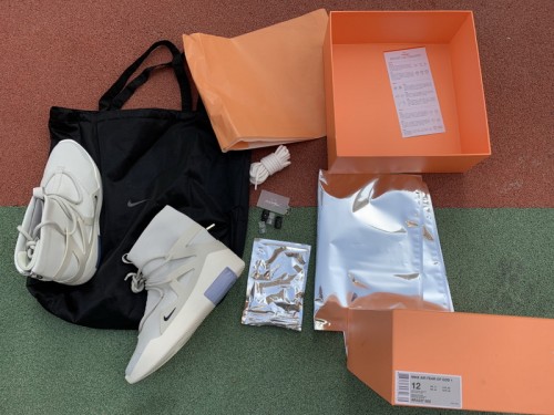 Authentic Nike Air Fear of God 1 Grey