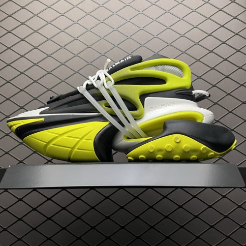 Balmain Unicorn Low-Top Black Yellow