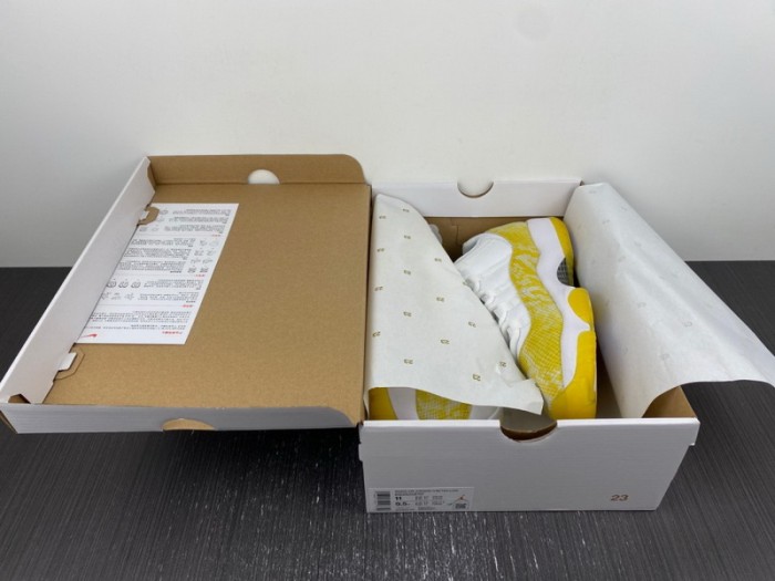 Air Jordan 11 Low Yellow Snakeskin
