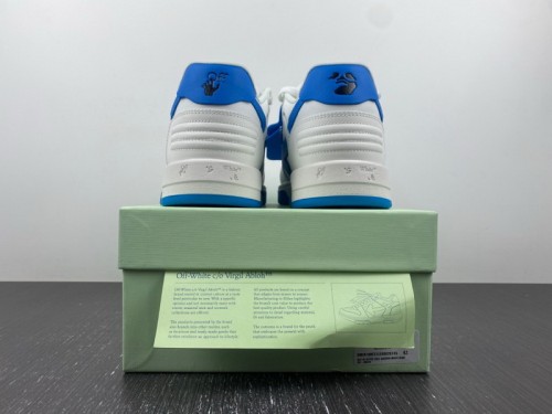 OFF-WHITE Out Of Office OOO Low White Blue