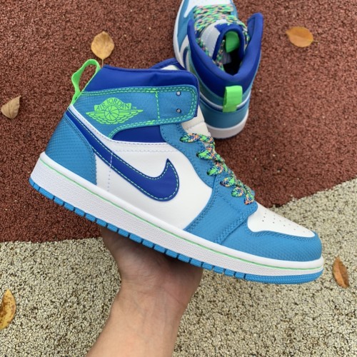Jordan 1 Mid Sprite Blue