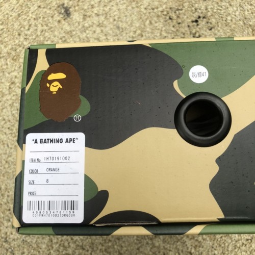 A Bathing Ape Bape Sta Low Grey Orange