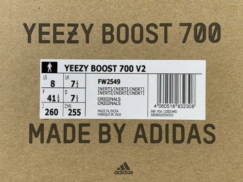 Authentic Yeezy Boost 700 V2 “Inertia” 2.0