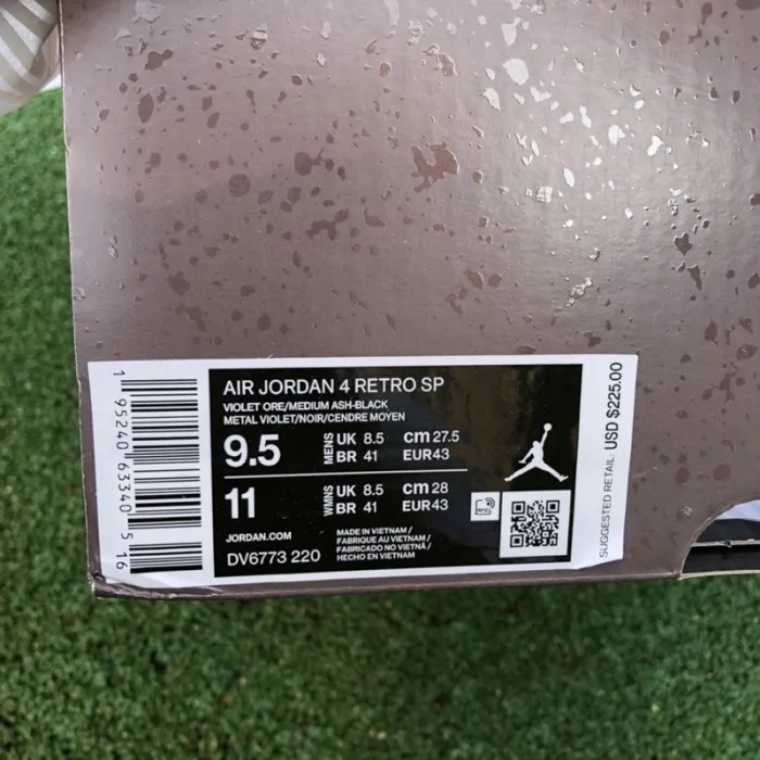 Jordan 4 Retro A Ma Maniére Violet Ore