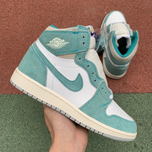 Authentic Air Jordan 1 “Turbo Green” GS