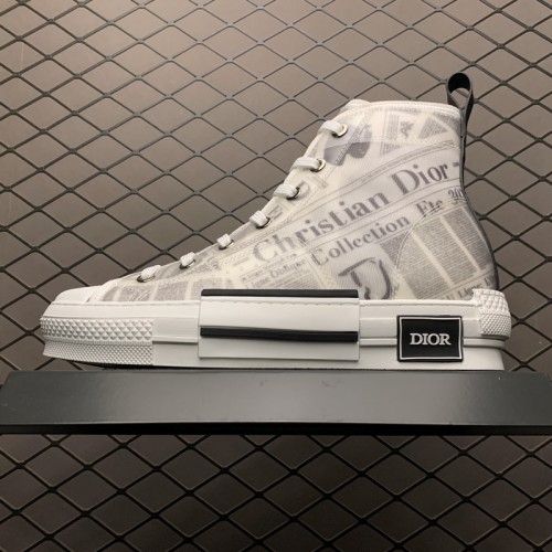 Dior B23 High Top Daniel Arsham Newspaper