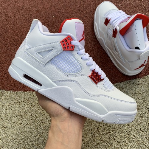 Authentic Air Jordan 4 “Red Metallic”
