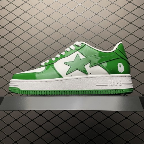 A Bathing Ape Bape Sta Low Green
