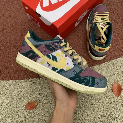 Authentic Nike Dunk Low “Community Garden”