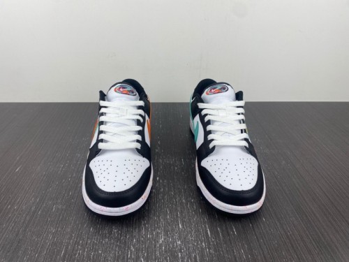 Dunk Low Multiple Swooshes White Washed Teal