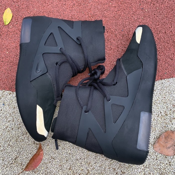 Authentic Nike Air Fear of God 1 “Triple Black”
